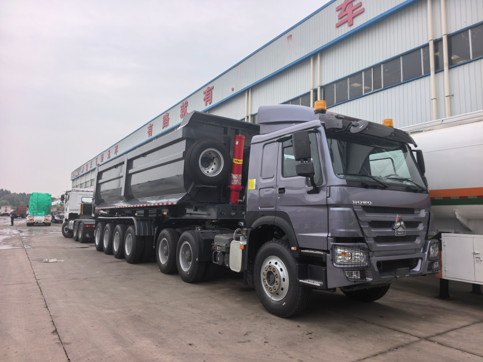 تریلرهای Derun Vehicle Dump با موفقیت به الجزایر ارسال شدند