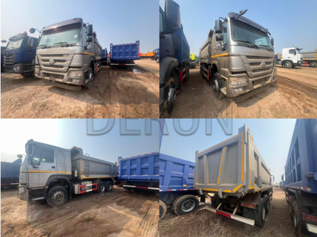 کامیون کمپرسی SINOTRUK HOWO 6x4 با موفقیت به الجزایر ارسال شد