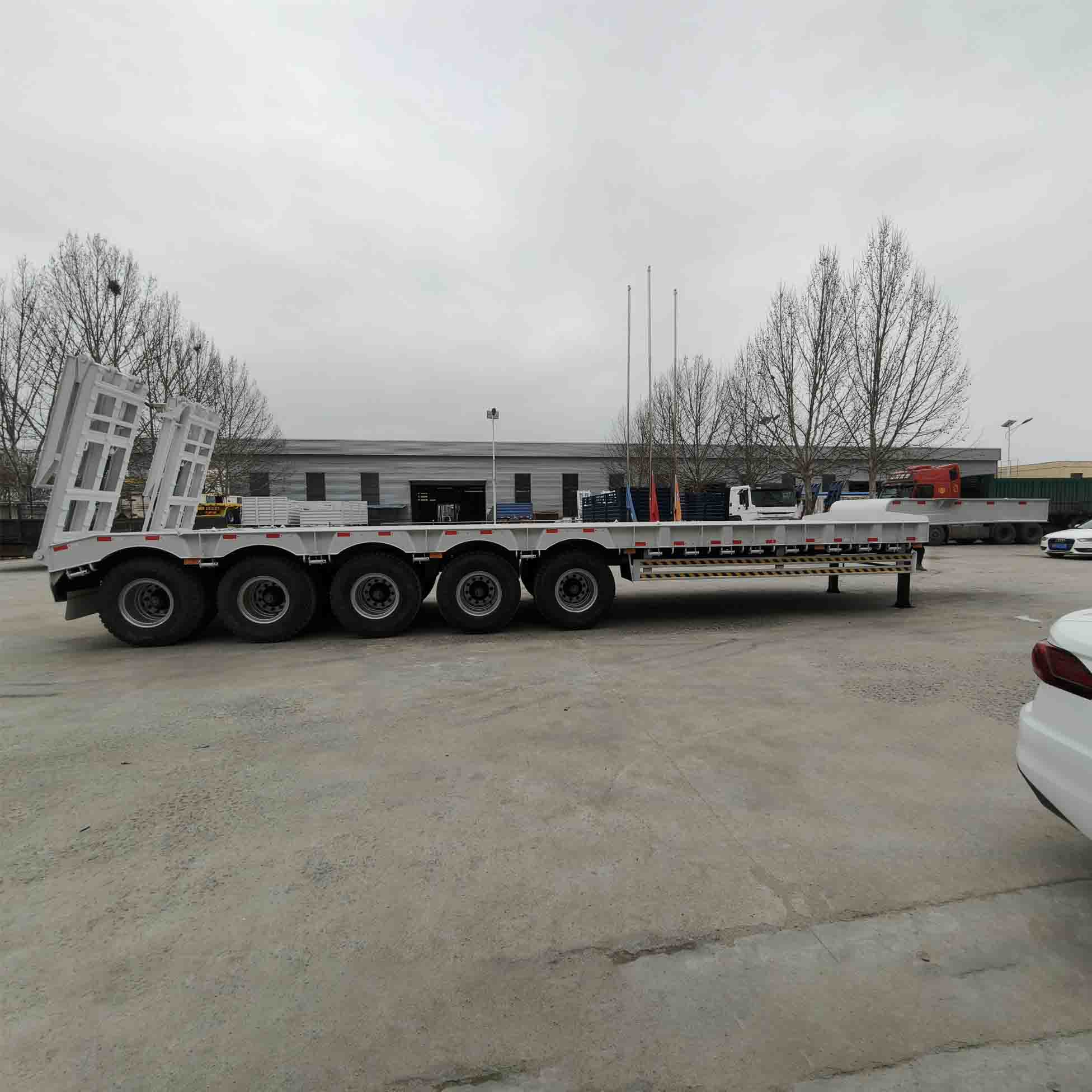 Derun 5 Axle Lowbed نیمه تریلر