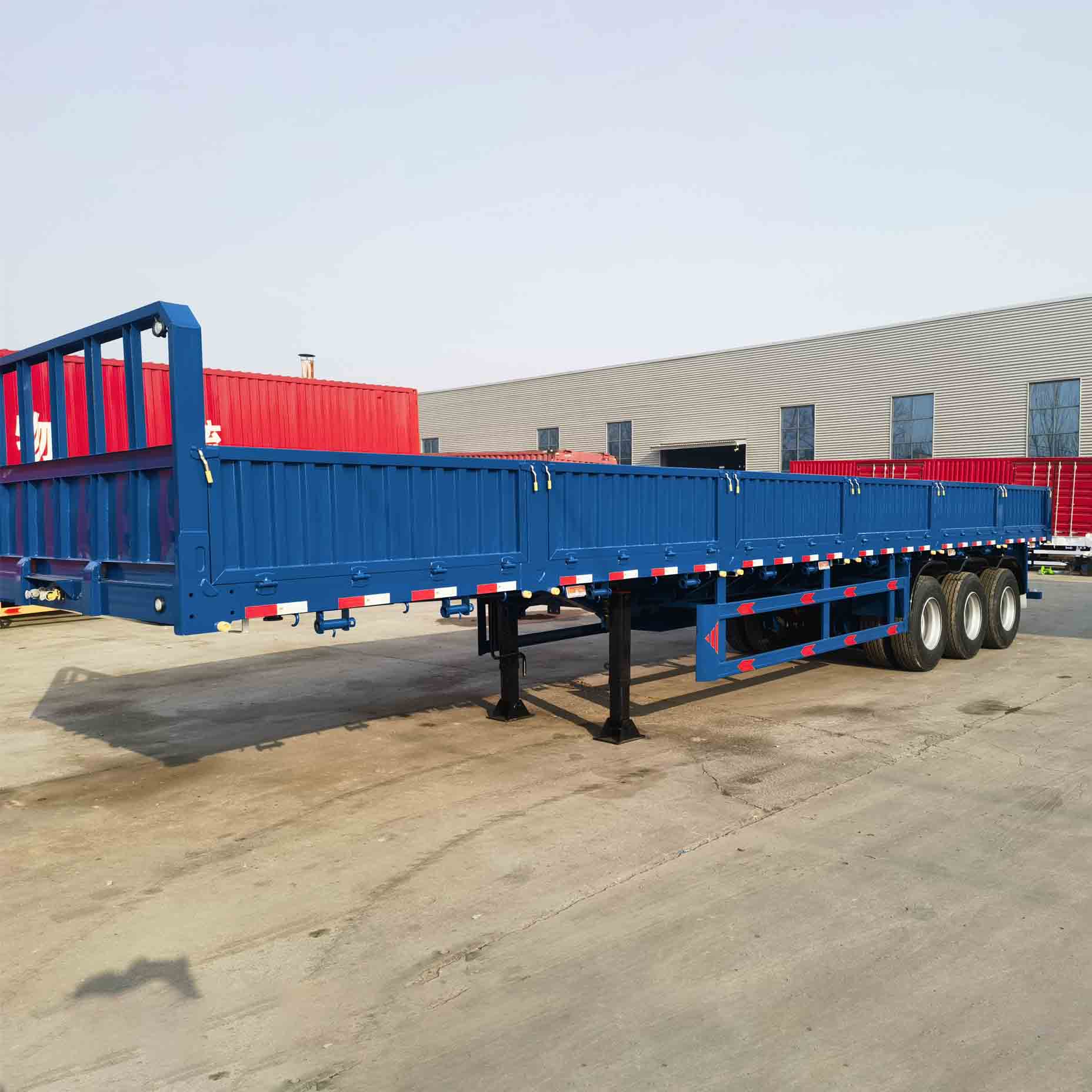 Derun Dropside Semi Trailer طراحی شده برای الجزایر