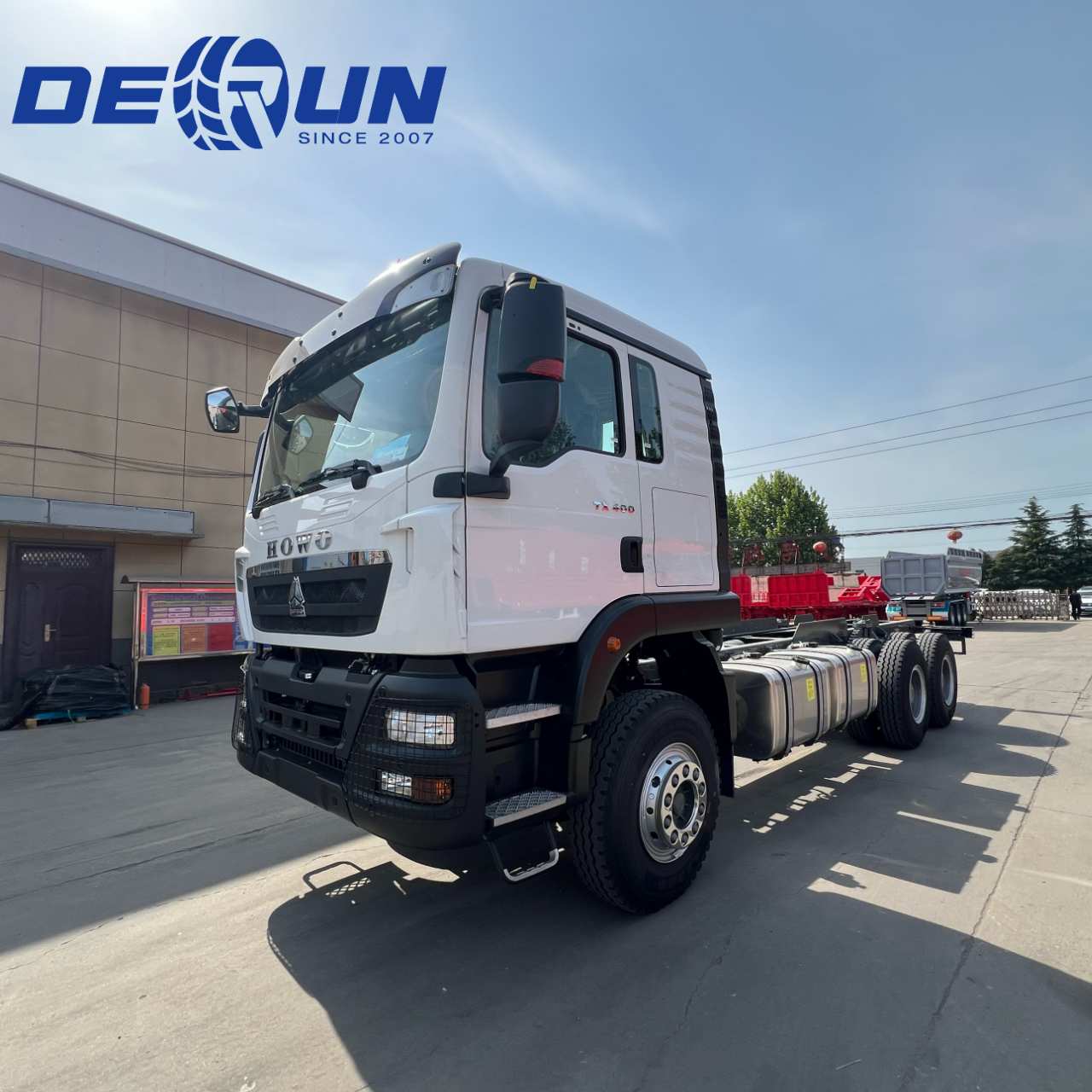 Sinotruk Howo 6x4 Tx کامیون شاسی باری برای اتیوپی