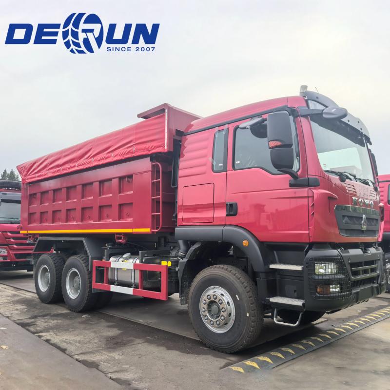 کامیون کمپرسی Sinotruk Howo TX 6x4 336HP برای اتیوپی و جیبوتی